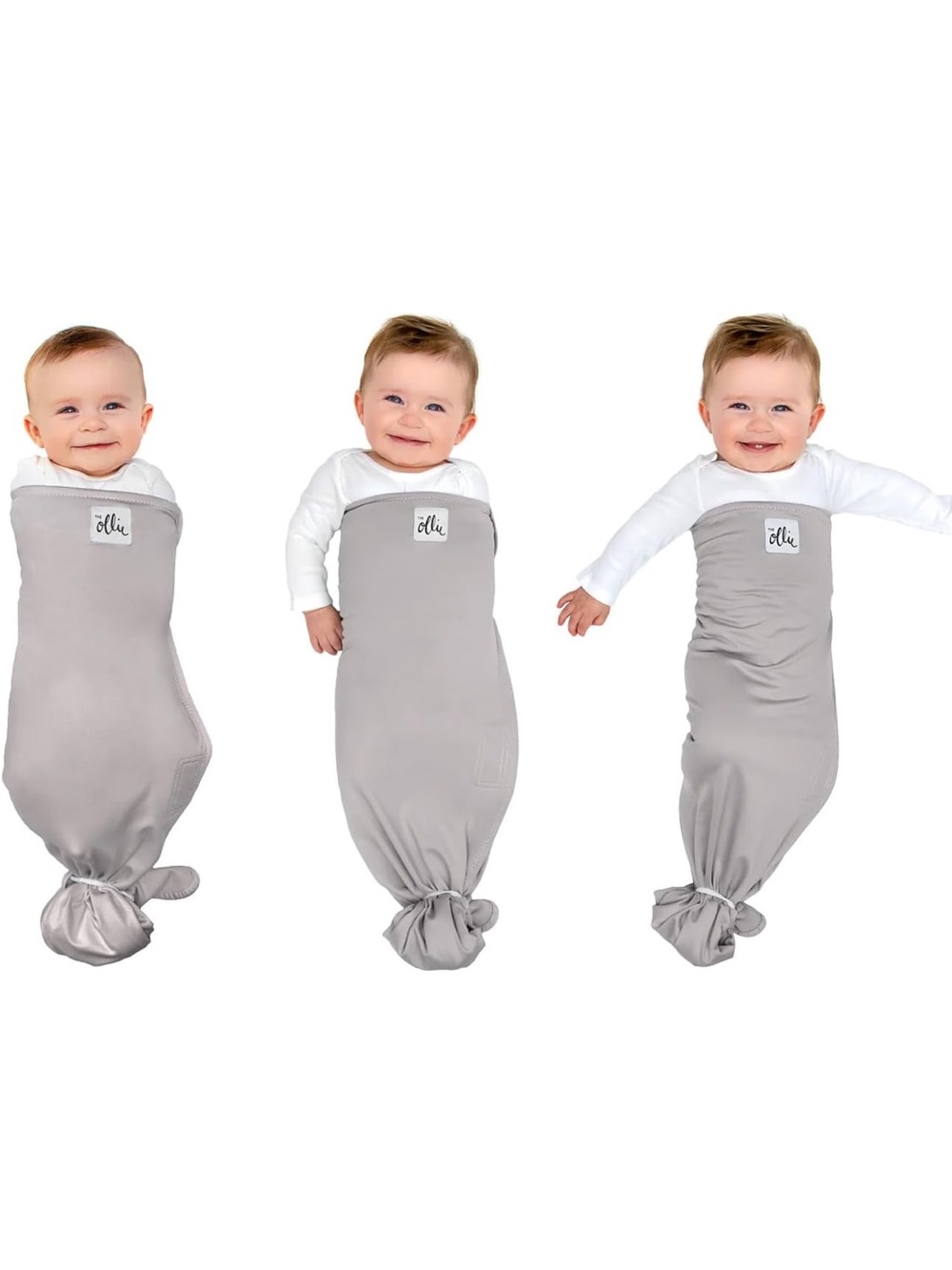 Ollie swaddle gray